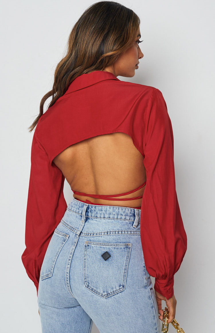 Saddle Up Crop Red